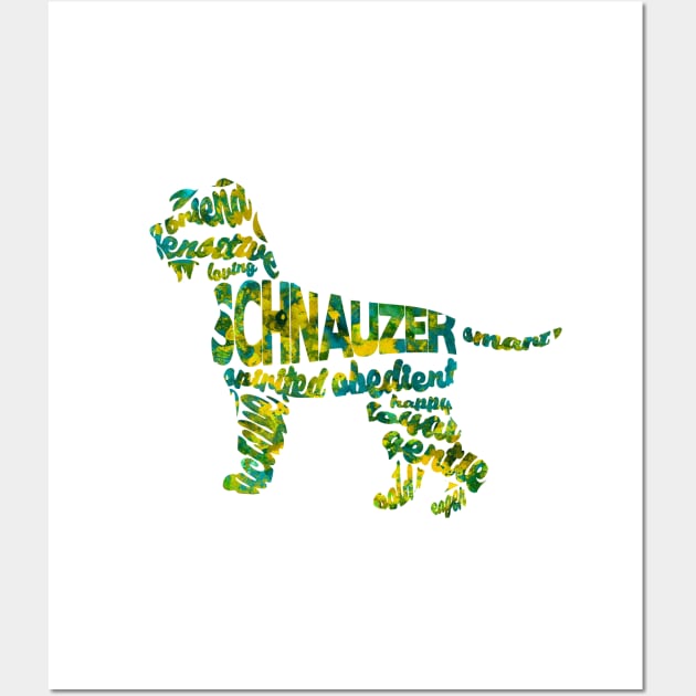 Miniature Schnauzer Wall Art by inspirowl